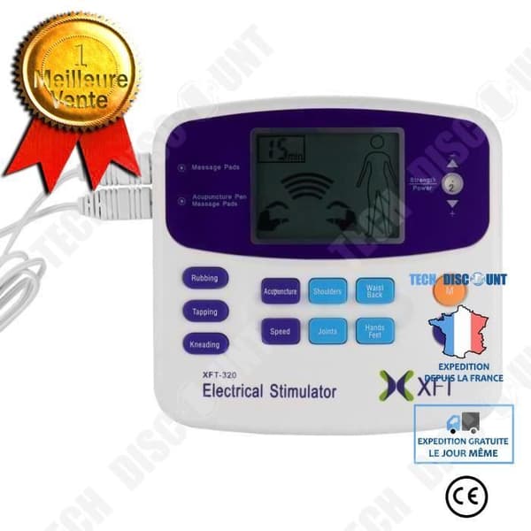 TD® Electric Stimulator Massager Digital Machine Massage Avslappning