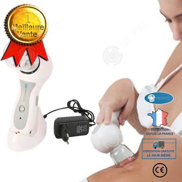 INN Anti-Cellulite Sugkopp Anti-Cellulite Device Vakuum Sugkopp Massager - Sug Massager - USB - Vit