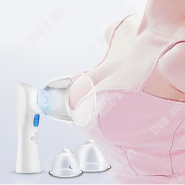 TD® Vakuum Bröst Massager Negativt tryck Hudföryngring Elektrisk Bröst Fitness Hem Bröst Massager