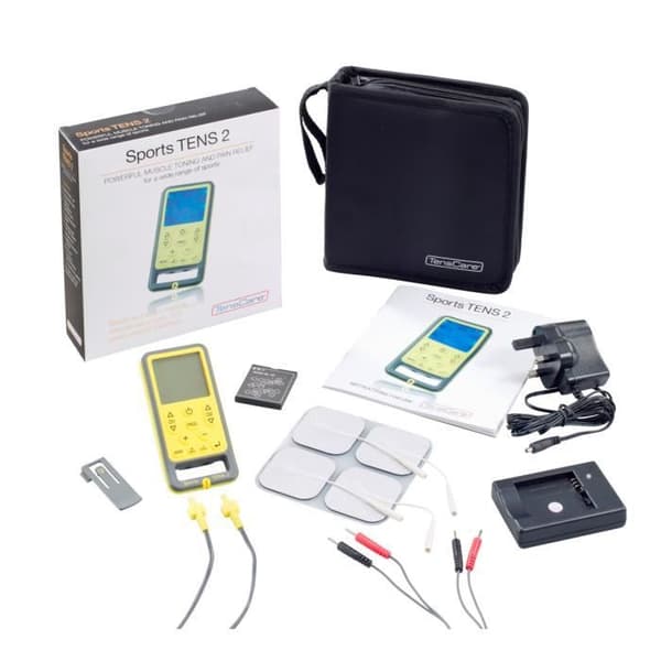 Elektrostimulator - Sport TENS - TENS2 - 2 kanaler - 27 EMS-program - 10 TENS-program
