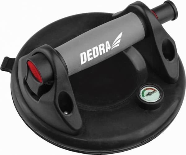 Dedra - DED06P30 - Sugrör med vakuumpump och manometer, 200 mm, max 120 kg