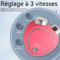 Miniatyrbild 3 av 4: INN Skönhetsinstrument 3 justerbara hastigheter dubbelrulle 60x50x25mm mini skönhetsapparat mikroström massageterapeut bärbar resenär
