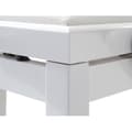 Miniatyrbild 4 av 4: Pianobänk - Classic Cantabile - Blank vit - Justerbar 47-56 cm - Spindelmekanism - Elegant design
