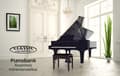 Miniatyrbild 2 av 4: Klassisk Cantabile Piano Bench Matt Texture