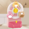 Miniatyrbild 2 av 8: WOOPIE BABY Speldosa Karusell med Djur – Musikaliskt och Pedagogiskt Leksak - Rosa