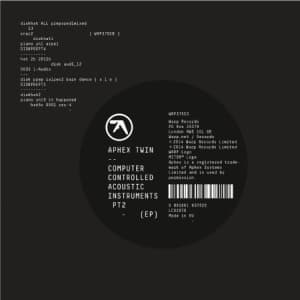 Aphex Twin - Computer Controlled Acoustic Instru (CD)