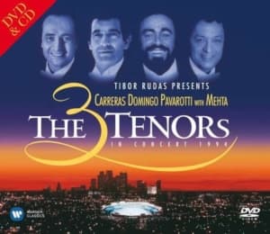 Luciano Pavarotti Plácido Dom - The 3 Tenors In Concert 1994 (CD+DVD)