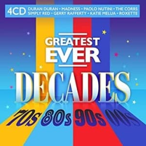 Various Artists - Greatest Ever Decades: 70s, 80s, 90s, 00s (4CD)