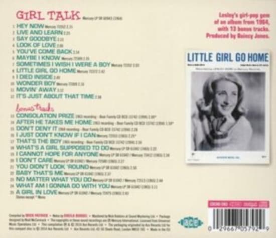 Gore Lesley - Girl Talk With Bonus Tracks (CD)