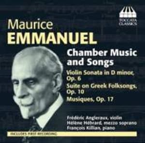 Emmanuel - Chamber Music (CD)