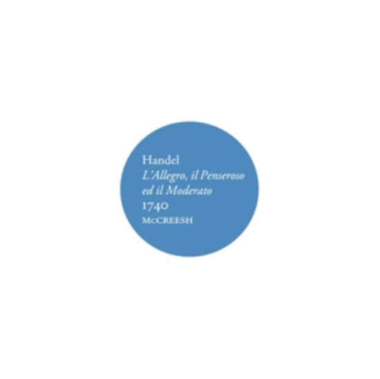 Handel G F - L'allegro, Il Penseroso Ed Il Moder (CD)