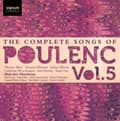 Pikkukuva 1 / 2: Poulenc Francis - The Complete Songs, Vol. 5 (CD)