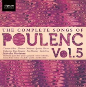 Poulenc Francis - The Complete Songs, Vol. 5 (CD)