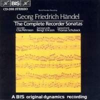 Handel George Frideric - Complete Recorder Sonatas (CD)