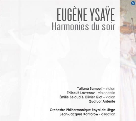 Ysaye - Harmonies Du Soir (CD)