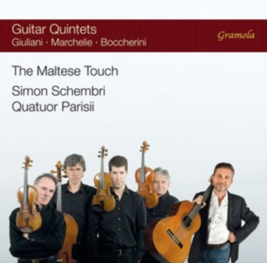 Quatuor Parisii Simon Schembri - The Maltese Touch - Guitar Quintets (CD)