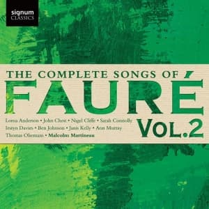Fauré Gabriel - The Complete Songs Of Faure, Vol. 2 (CD)