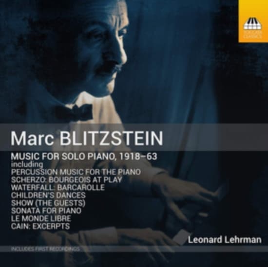Blitzstein Marc - Music For Solo Piano, 1918–63 (CD)