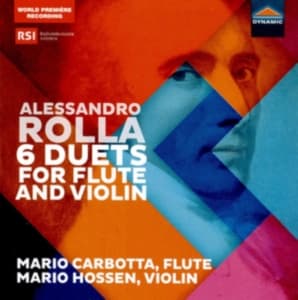 Rolla Alessandro - 6 Duets For Flute And Violin (CD)