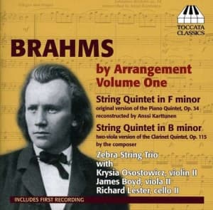 Brahms - Brahms By Arrangement Vol 1 (CD)