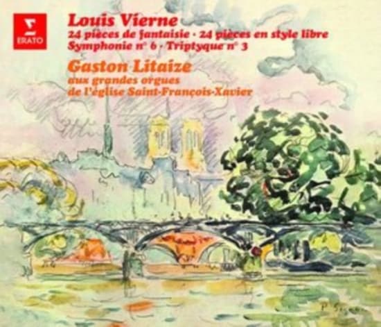 GASTON LITAIZE - VIERNE: 24 PIÈCES DE FANTAISIE (CD)