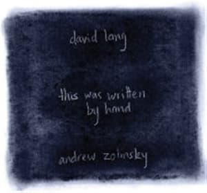 Lang - This Was Written By Hand (CD)
