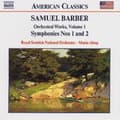 Miniatyrbilde 1 av 2: Barber Samuel - Symphonies 1 & 2 (CD)