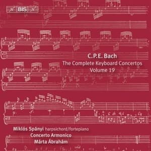 Cpe Bach - Keyboard Concertos Vol 19 (CD)