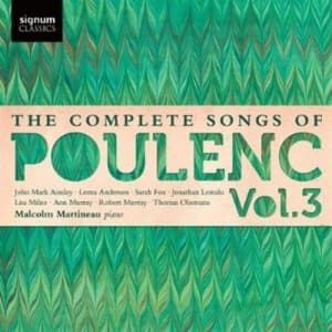 Poulenc Francis - The Complete Songs Vol 3 (CD)