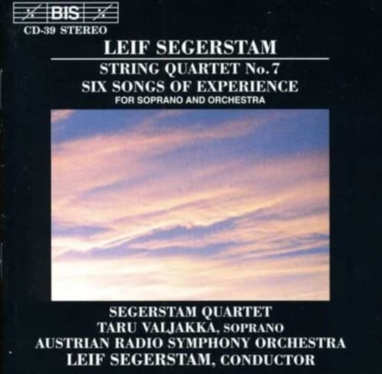 Segerstam Leif - String Quartet 7/Experience So (CD)