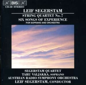 Segerstam Leif - String Quartet 7/Experience So (CD)