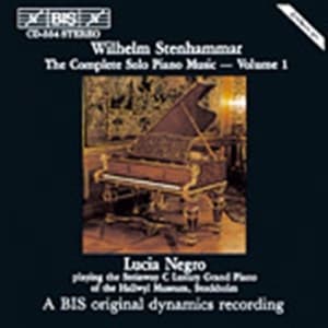 Stenhammar Wilhelm - Complete Solo Piano Music Vol (CD)