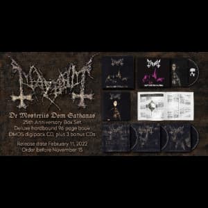 Mayhem - De Mysteriis Dom Sathanas - 25th Anniversary Deluxe Edition (4CD+Book)
