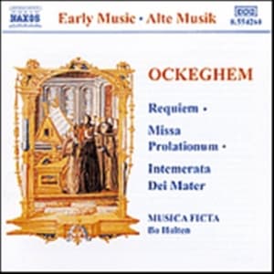Ockeghem Johannes - Requiem (CD)