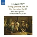 Pikkukuva 1 / 2: Glazunov: Fine Arts Quartet - 5 Novelettes For String Quartet (CD)