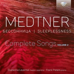 Medtner Nikolai - Complete Songs, Vol. 2 - Sleeplessn (CD)