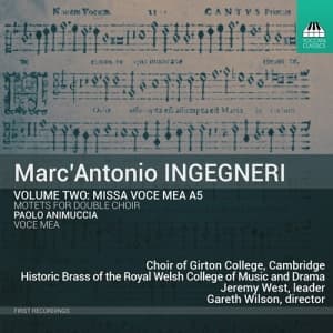 Ingegneri MarcâAntonio - Missa Voce Mea A5, Motets For Doubl (CD)