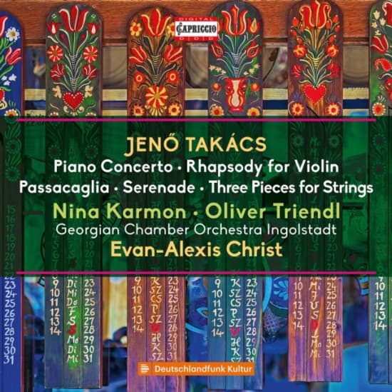 Takacs Jeno - Piano Concerto Rhapsody Passacagl (CD)