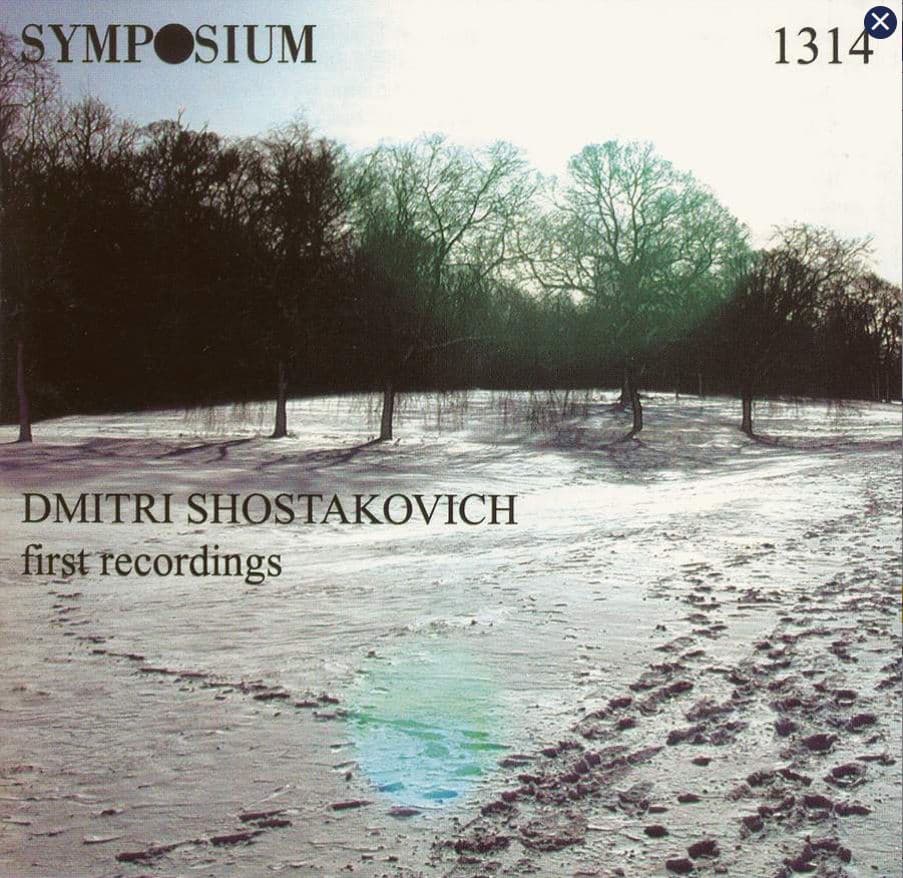 Dmitri Shostakovich - first recordings
