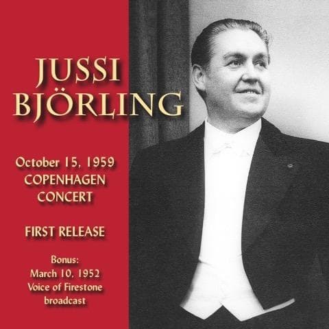Björling Jussi: Copenhagen Concert October 15, 1959 (CD)