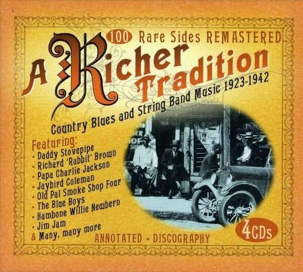 Blandade Artister: Country Blues And String Band Music (4CD)