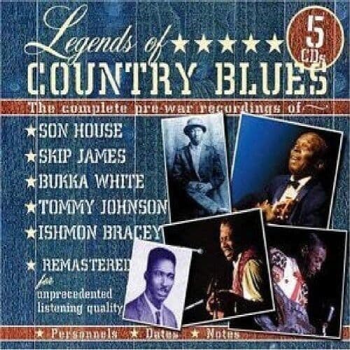 Blandade Artister: Legends Of Country Blues (5CD)