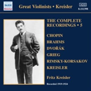 Fritz Kreisler - Solo Recordings Vol 5 (CD)