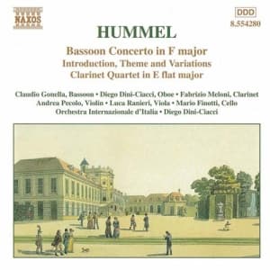 Hummel Johann Nepomuk - Bassoon Concerto (CD)