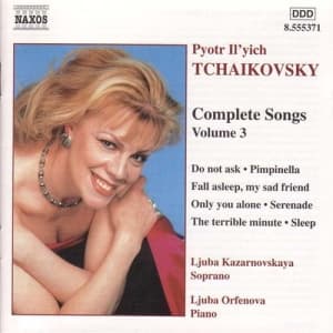 Tchaikovsky Pyotr - Complete Songs Vol 3 (CD)