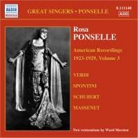 Rosa Ponselle - American Recordings Vol 3 (CD)