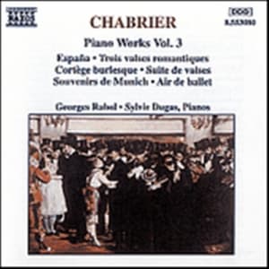Chabrier Emmanuel - Verk För Piano Vol 3 (CD)