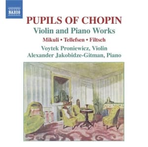 Filtsch / Mikuli / Tellefsen - Works For Violin And Piano (CD)