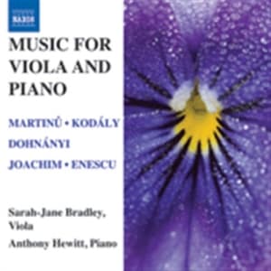 Martinu / Kodaly / Enesco / Joachim - Music For Viola And Piano (CD)