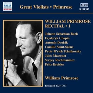 William Primrose - Recital (CD)